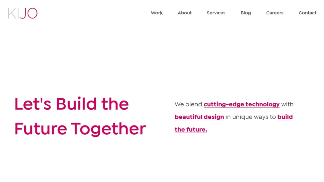 Screenshot of KIJO's Website