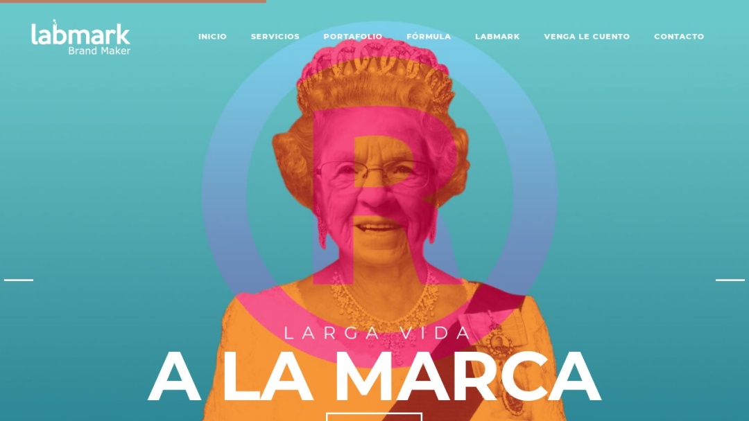 Screenshot of Labmark's Website