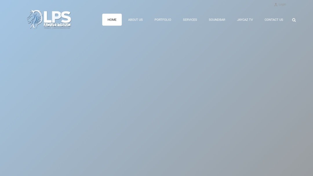 Screenshot of Lightning Production Studio's Website