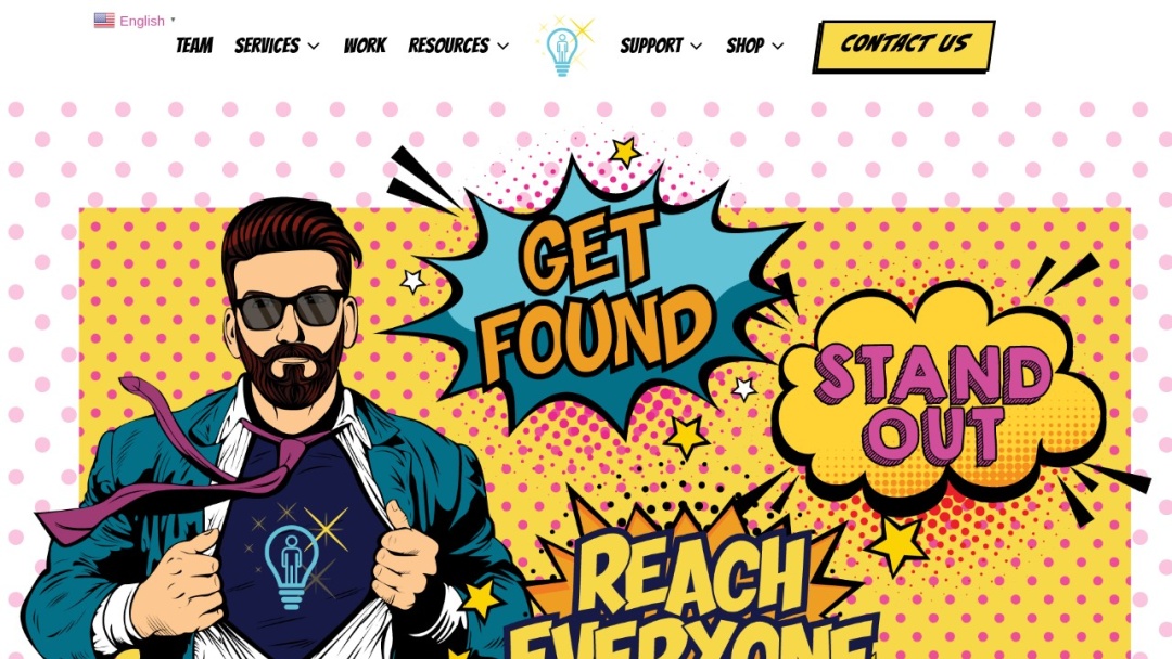 Screenshot of Little Guy Design's Website