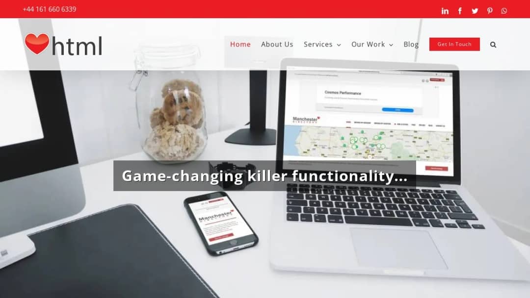 Screenshot of lovehtml's Website