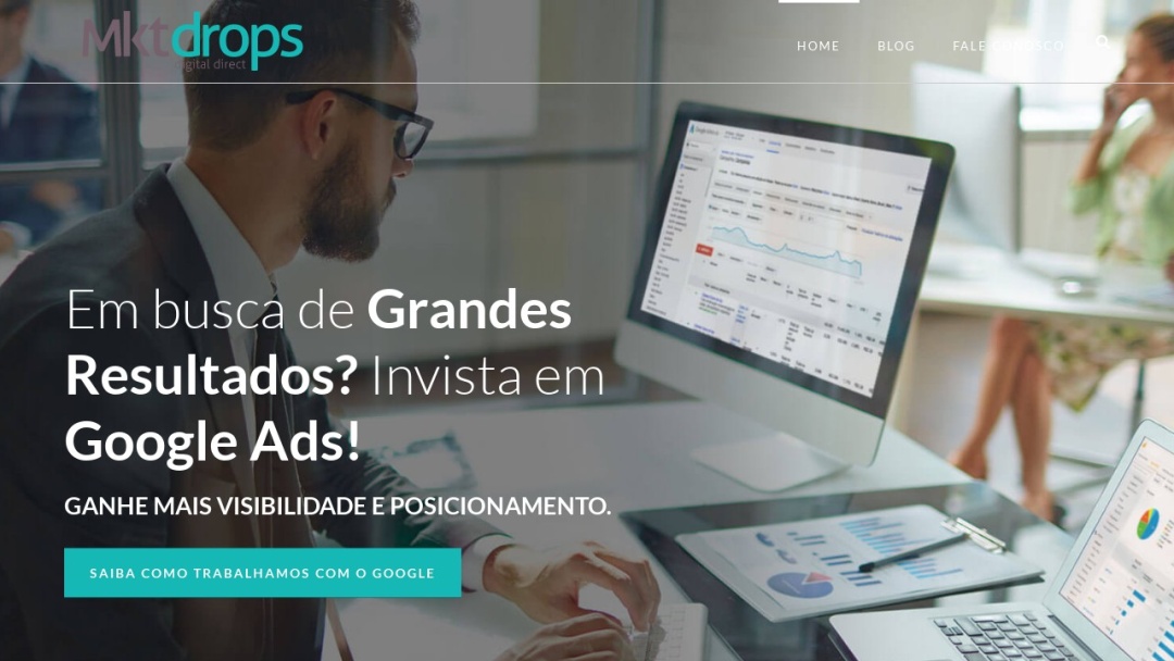 Screenshot of MKT drops's Website