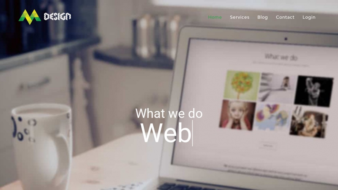 Screenshot of Modulus Web Design's Website