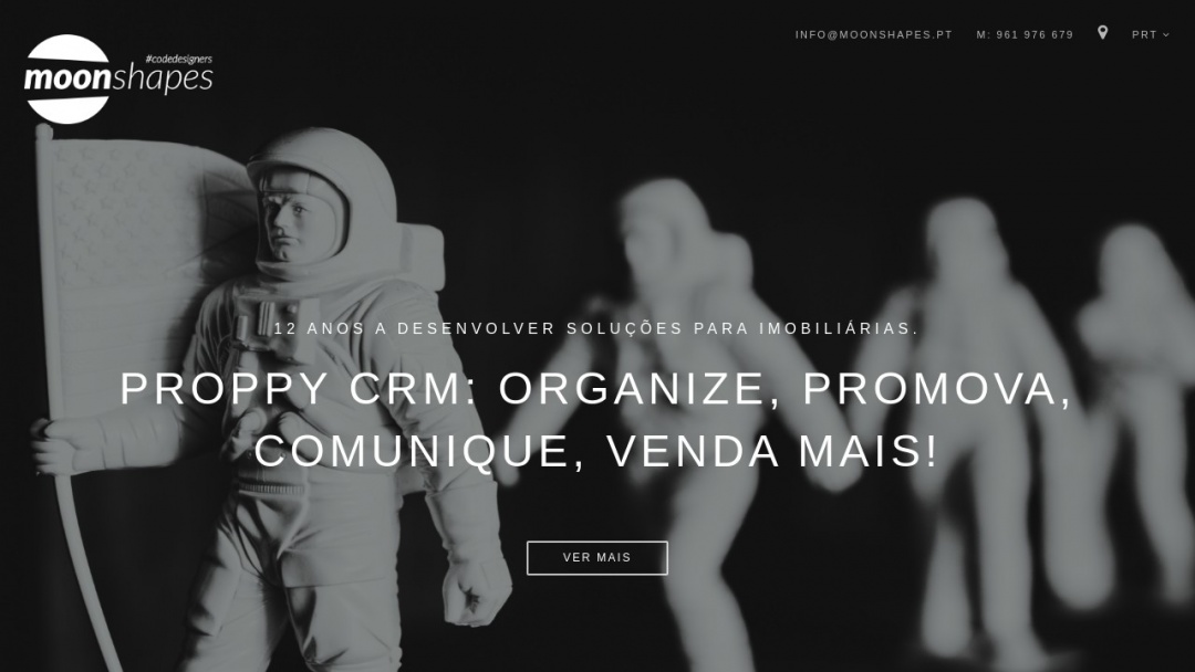 Screenshot of Moonshapes's Website