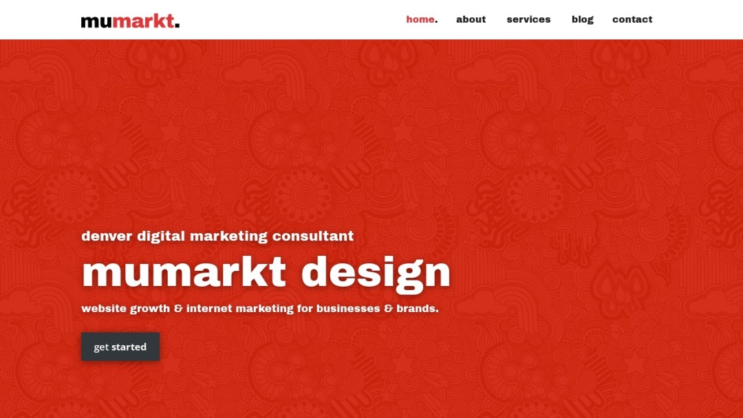 Screenshot of Mumarkt Design's Website