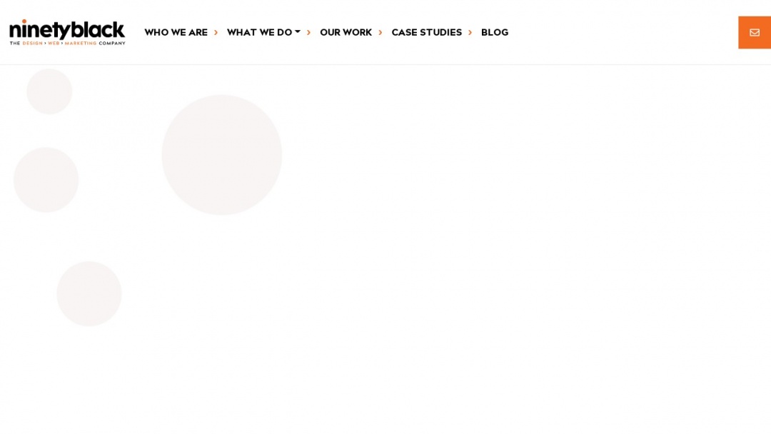 Screenshot of ninetyblack's Website