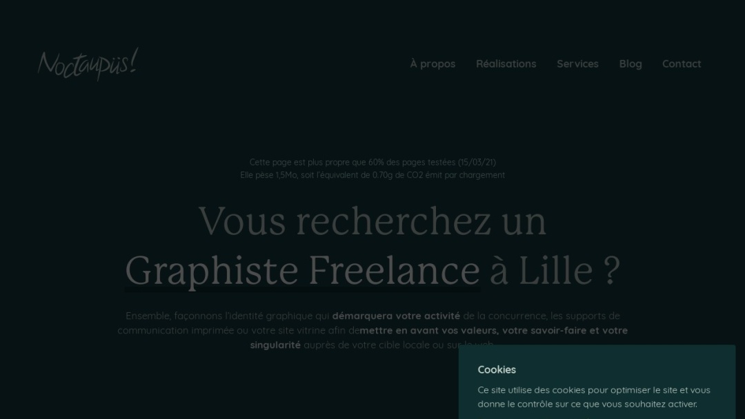 Screenshot of Noctaupüs!'s Website