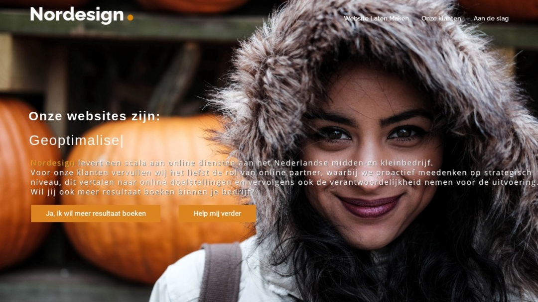 Screenshot of Nordesign's Website