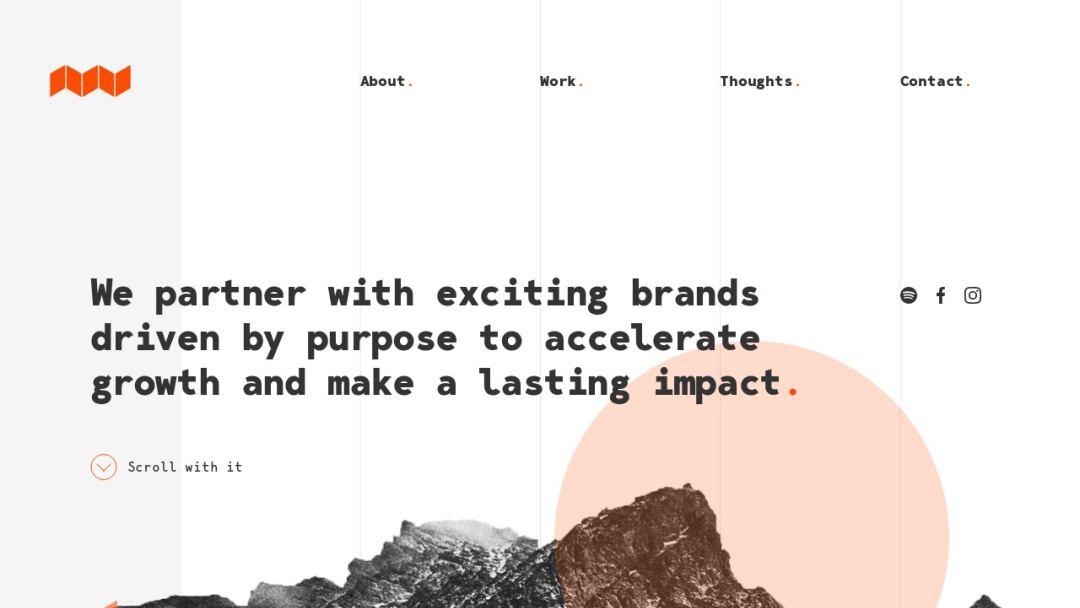 Screenshot of ONBOX Creative Inc.'s Website