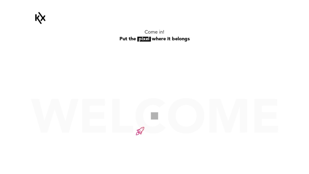 Screenshot of Pekxel's Website