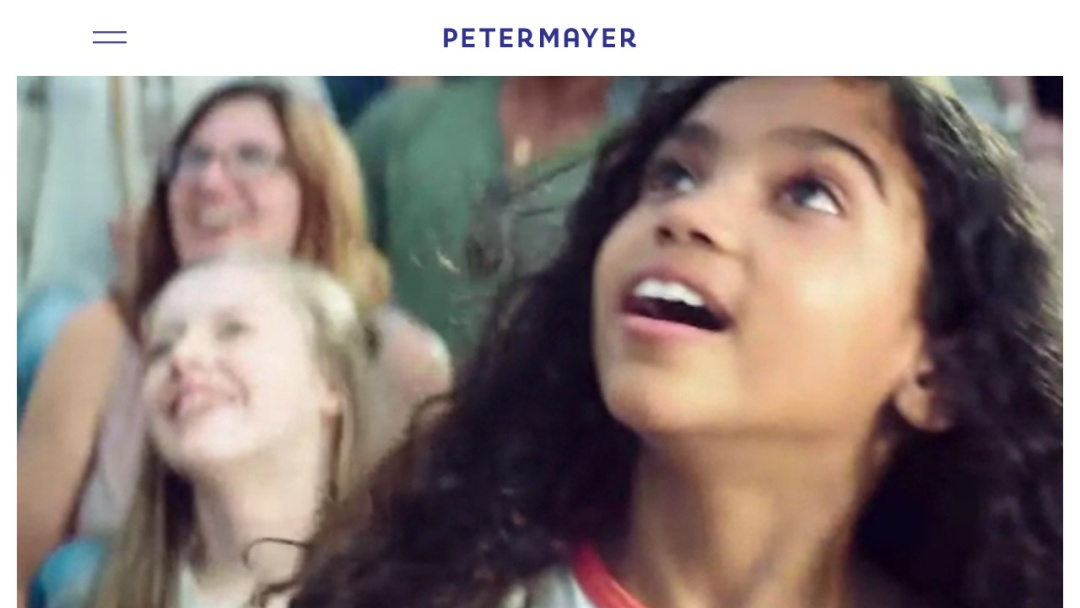 Screenshot of Peter Mayer's Website