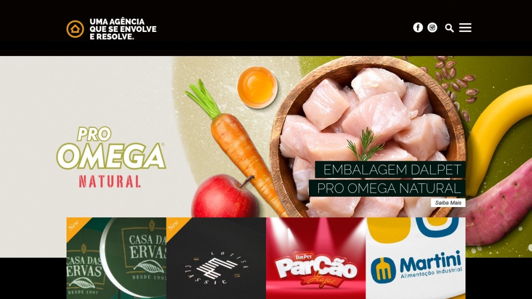 Screenshot of Propaga Comunicação's Website