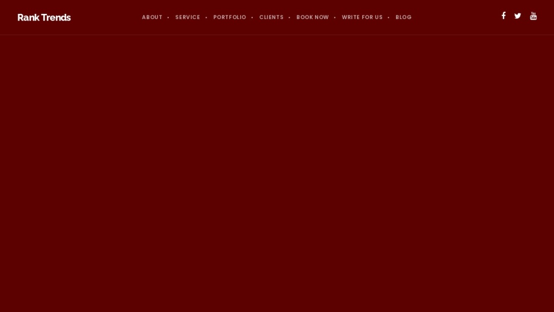 Screenshot of RANK TRENDS's Website