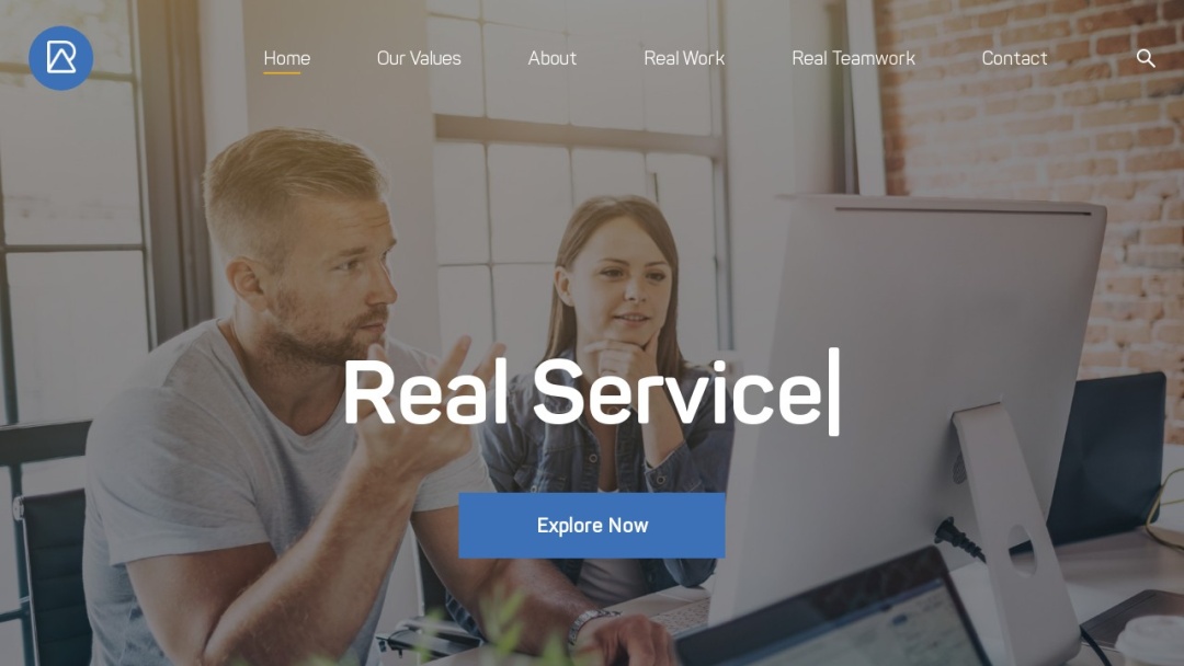 Screenshot of Realclicks's Website