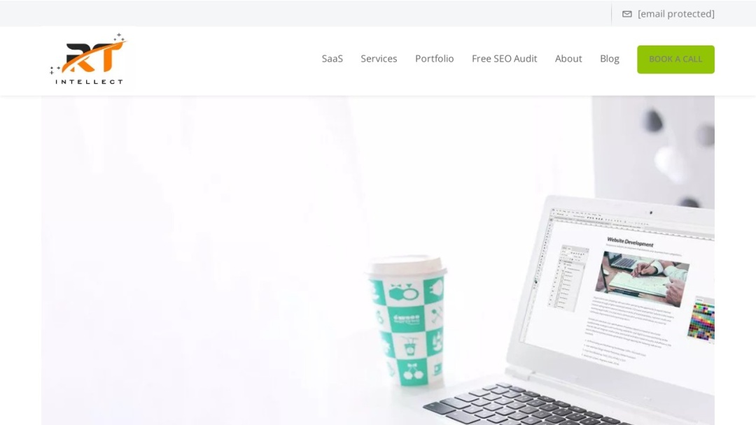 Screenshot of RT Intellect's Website