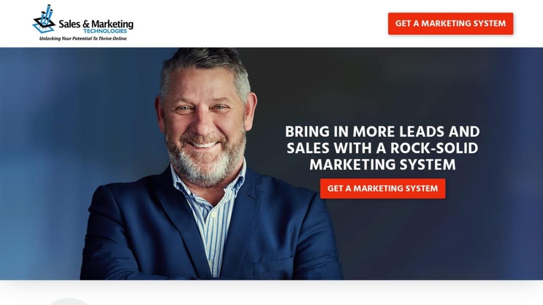 Screenshot of Sales & Marketing Technologies's Website