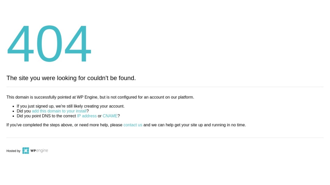 Screenshot of Sanborn's Website