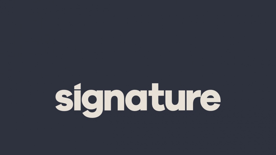 Screenshot of Signature Creative™'s Website