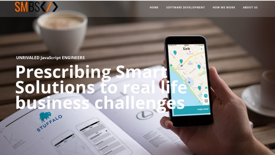 Screenshot of SMBS – Smart Business Solutions's Website