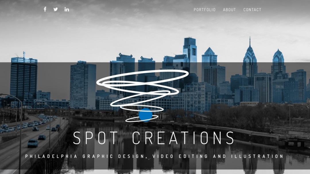 Screenshot of Spot Creations's Website