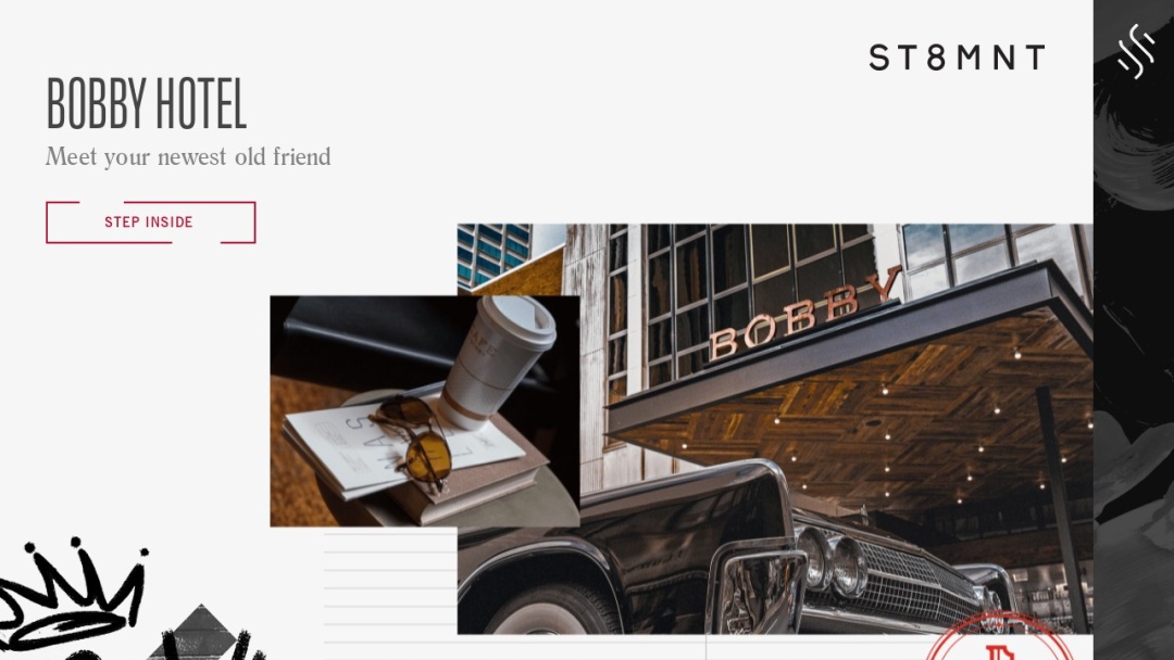 Screenshot of ST8MNT Brand Agency's Website