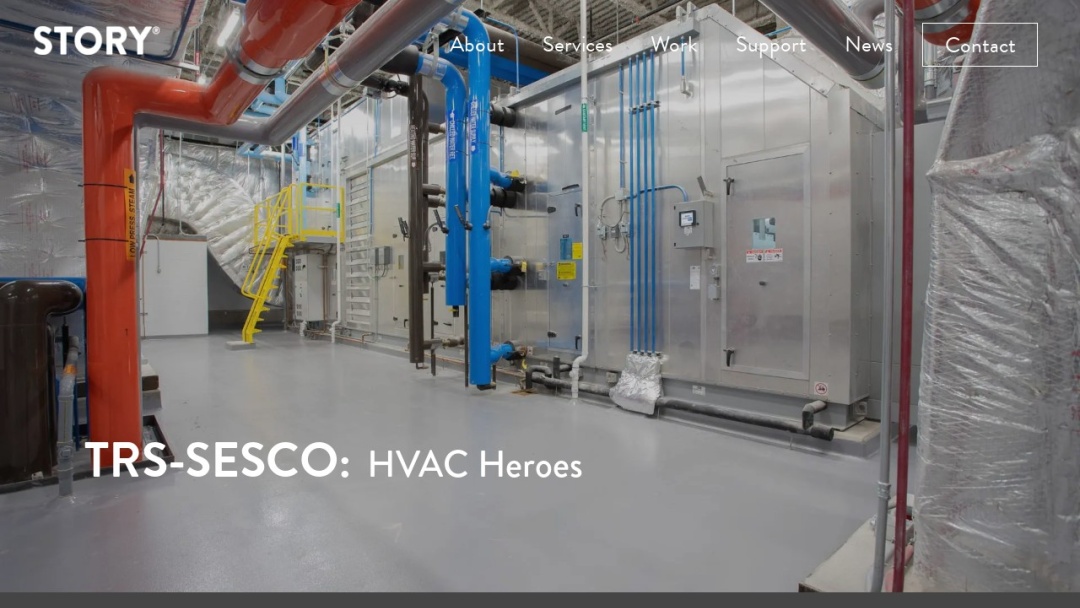 Screenshot of STORY Web Design & Marketing Agency's Website