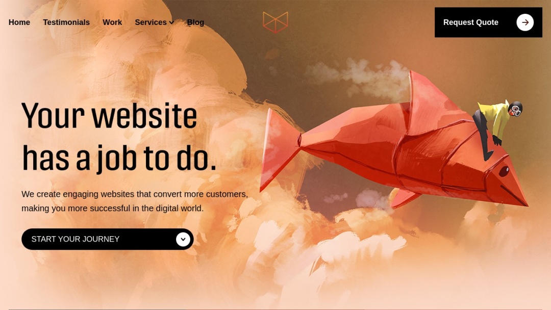 Screenshot of Studio Fox Design's Website