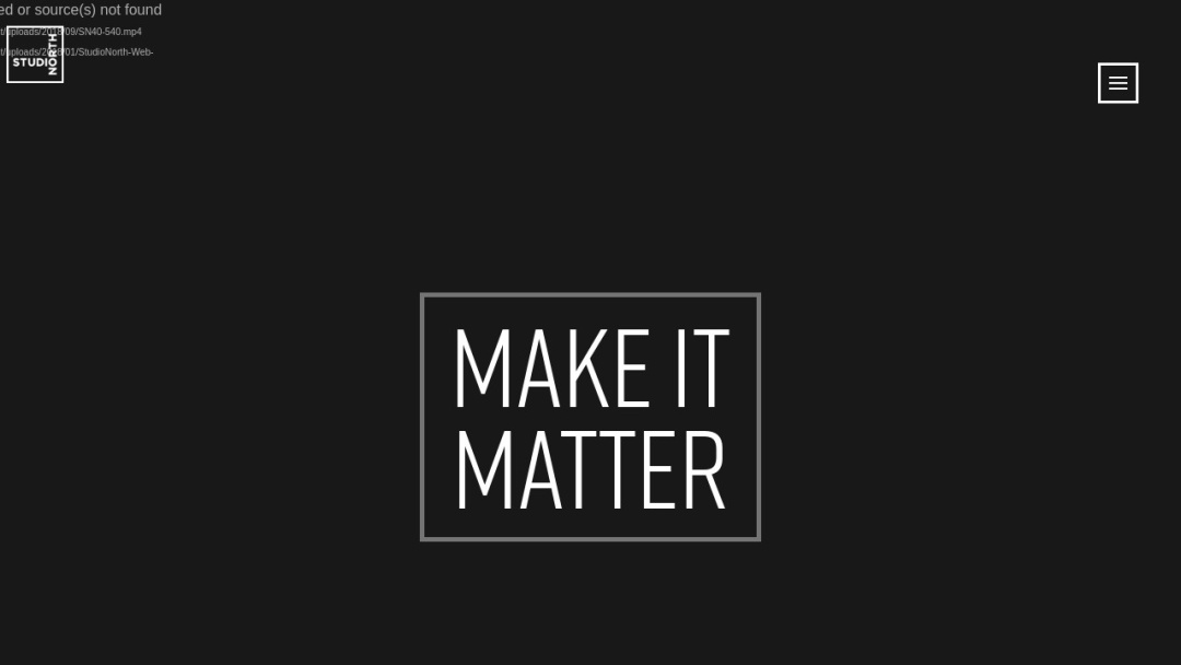 Screenshot of StudioNorth's Website