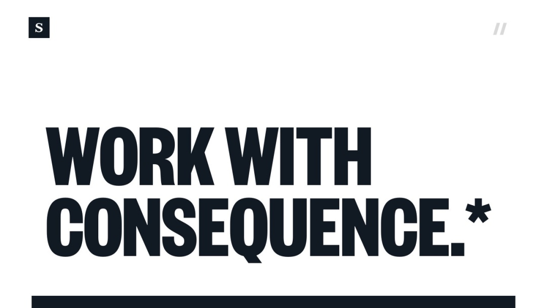 Screenshot of Sullivan's Website