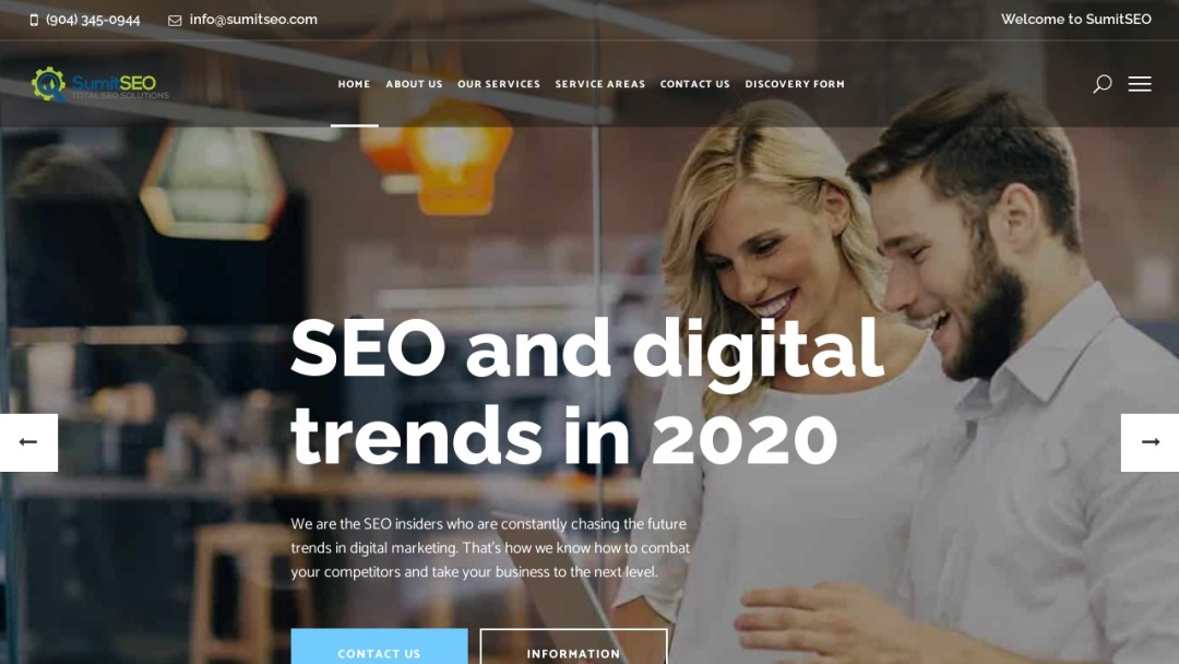 Screenshot of SumitSEO's Website