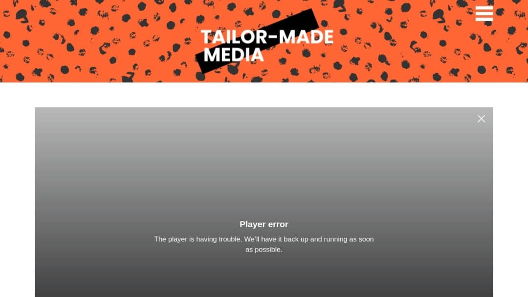 Screenshot of Tailor Made Media's Website