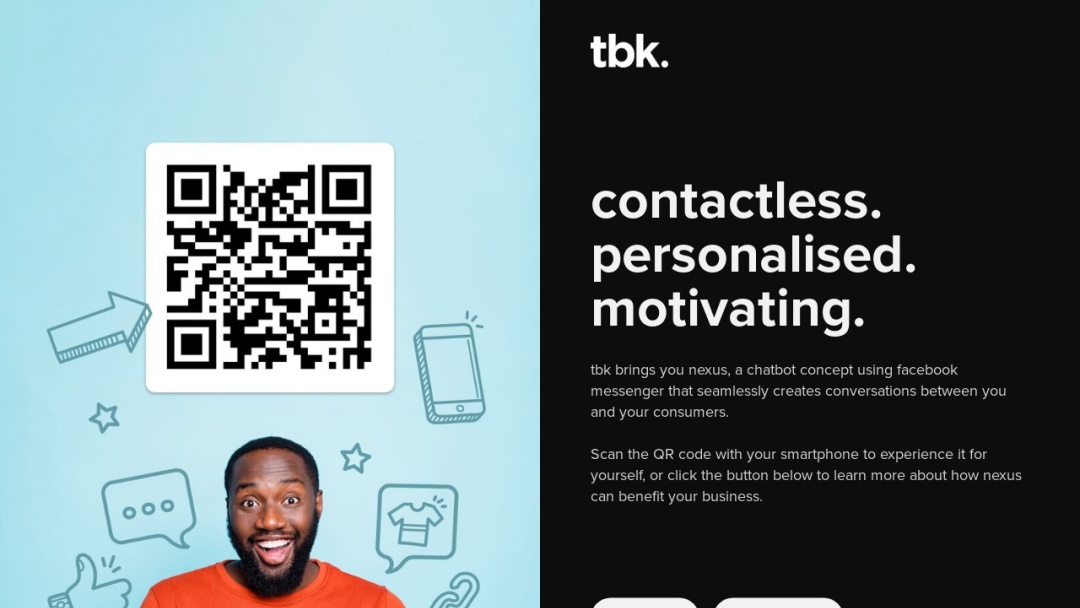 Screenshot of TBK Group's Website