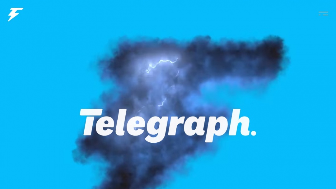 Screenshot of Telegraph Creative's Website
