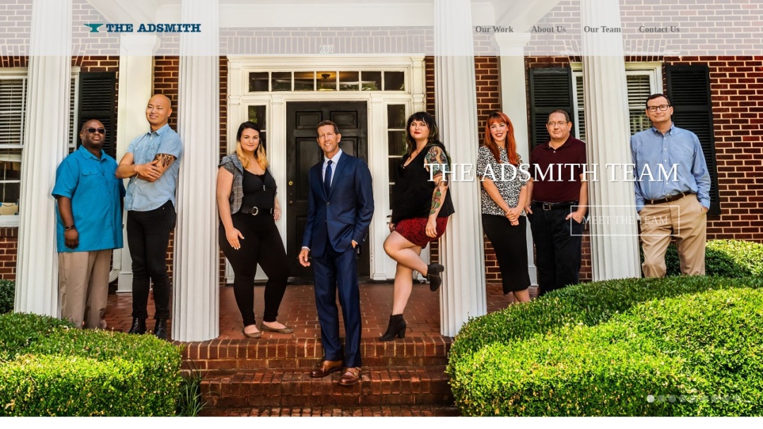 Screenshot of The Adsmith's Website