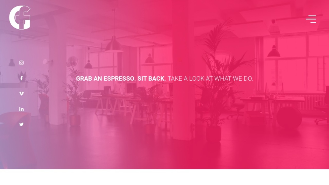 Screenshot of The Franchise Group's Website