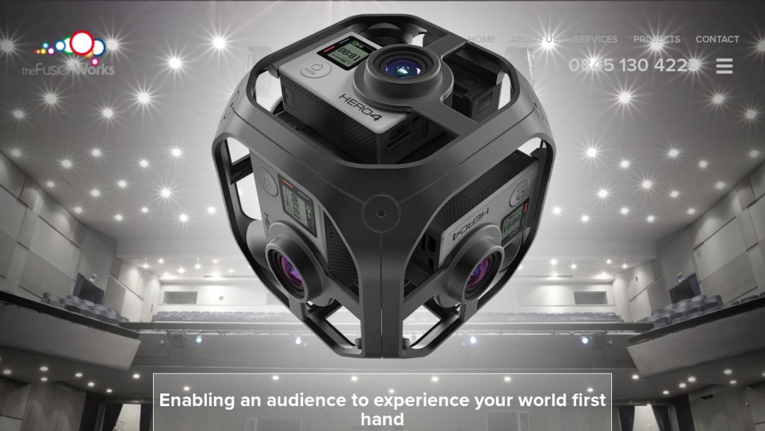 Screenshot of The Fusion Works's Website