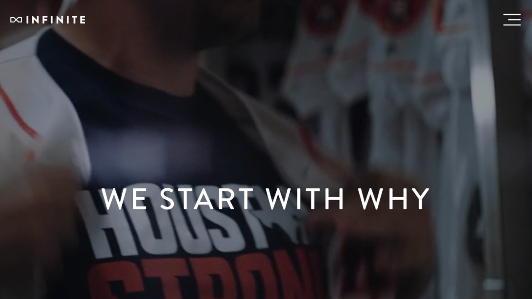 Screenshot of The Infinite Agency's Website