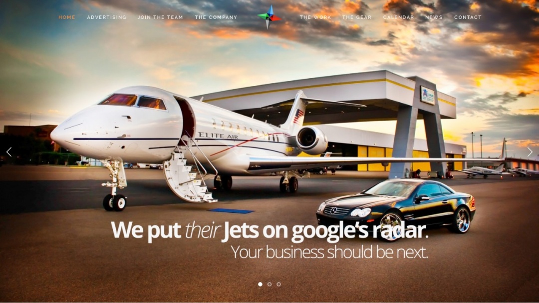 Screenshot of The Interactive Pixel Company's Website