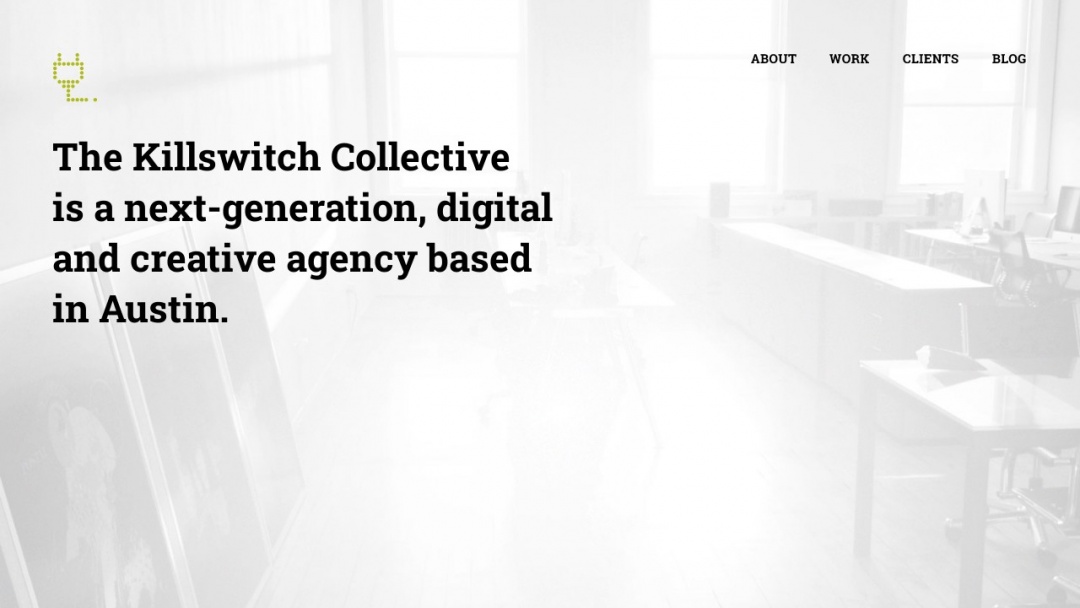 Screenshot of The Killswitch Collective's Website