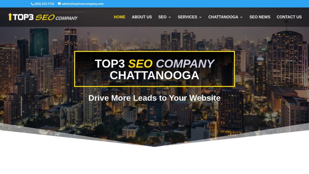 Screenshot of Top 3 SEO Company's Website