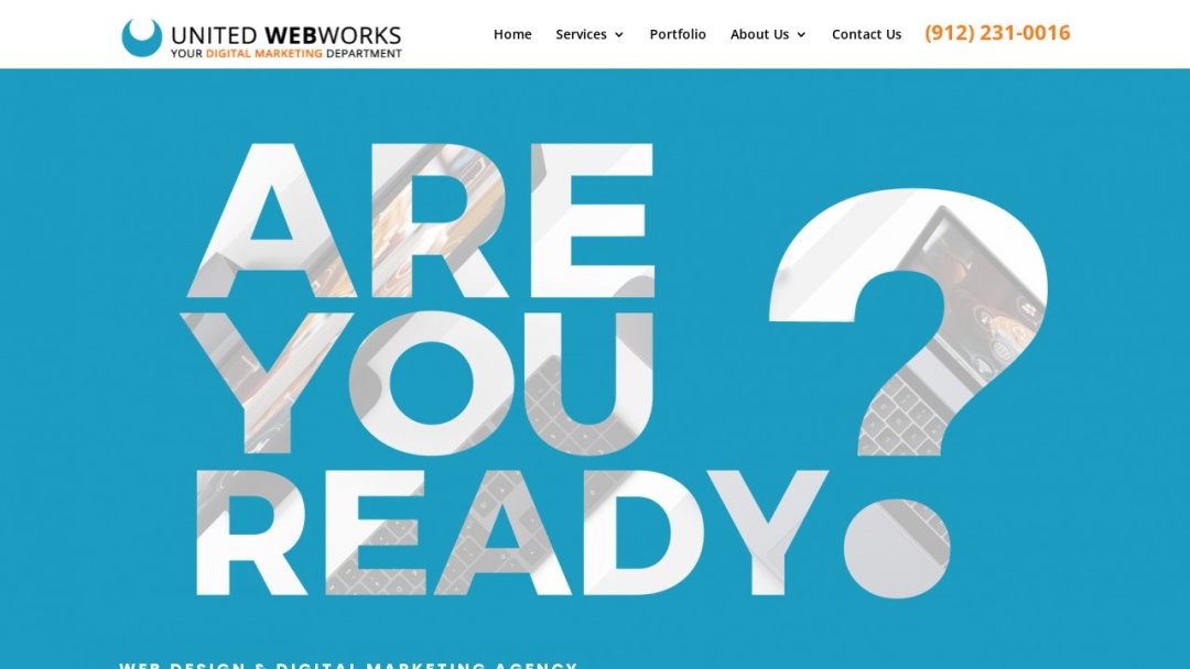 Screenshot of United Webworks, Inc.'s Website