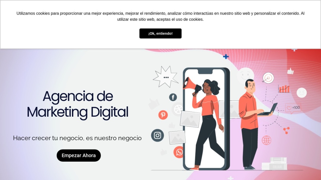 Screenshot of UX Design México's Website