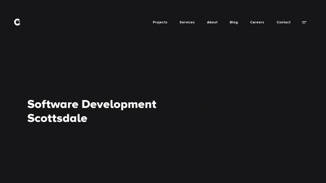 Screenshot of Vuria's Website