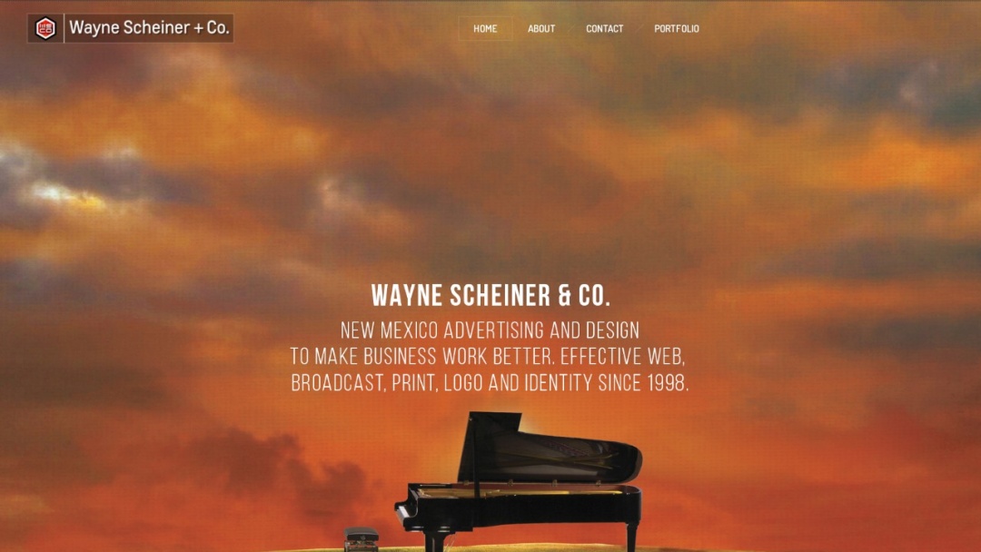 Screenshot of Wayne Scheiner & Co., Inc.'s Website