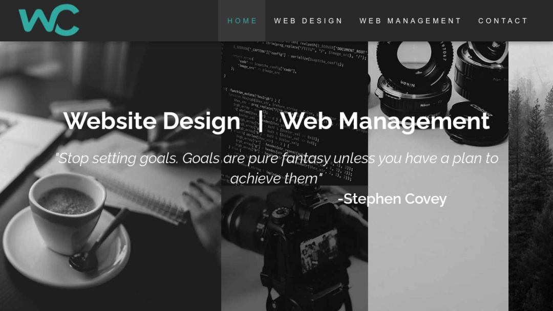 Screenshot of Webcraft Creative's Website
