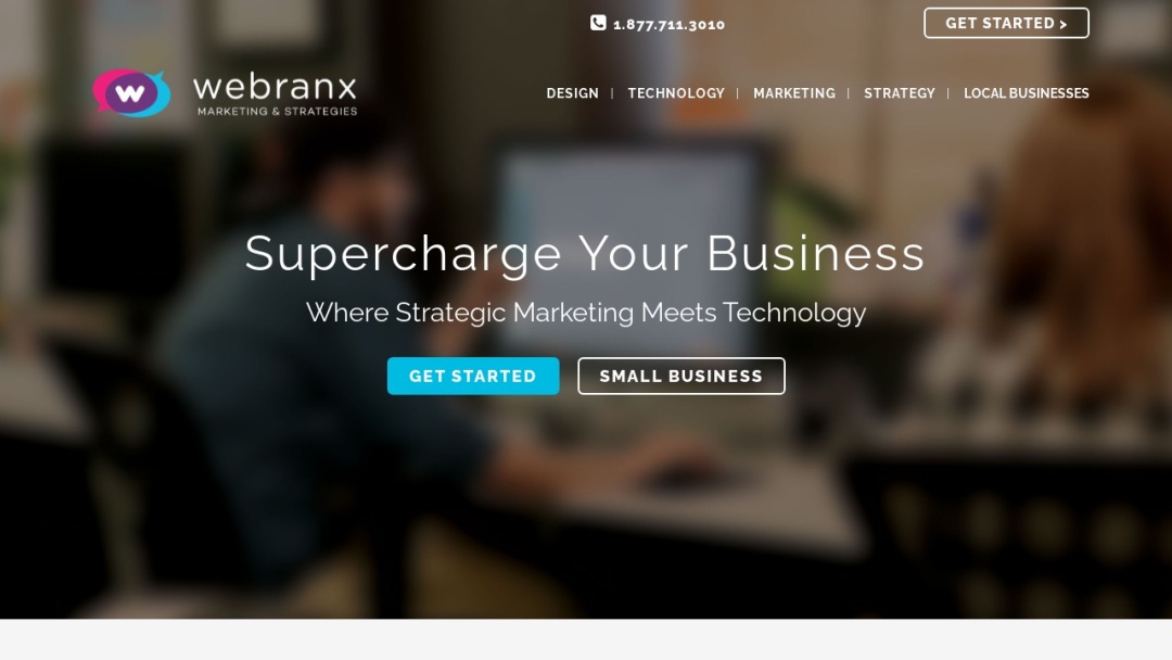 Screenshot of Webranx Internet Marketing Strategies's Website