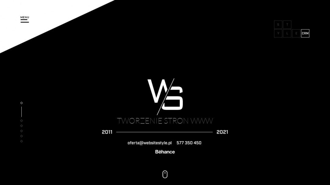 Screenshot of Website Style's Website