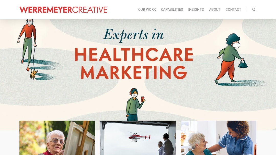 Screenshot of Werremeyer Creative's Website