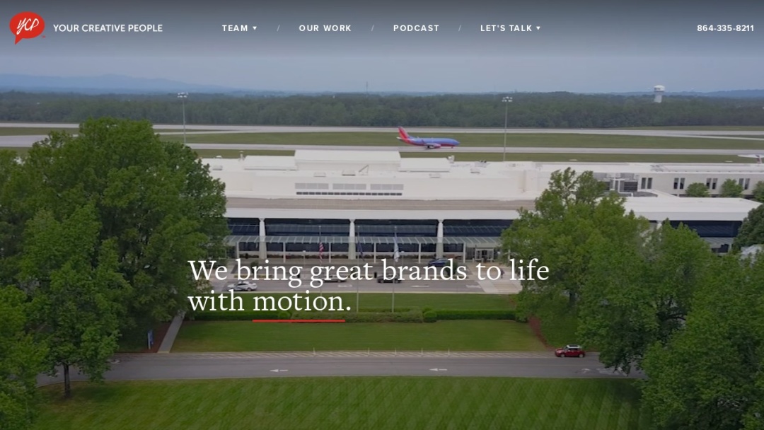 Screenshot of Your Creative People's Website