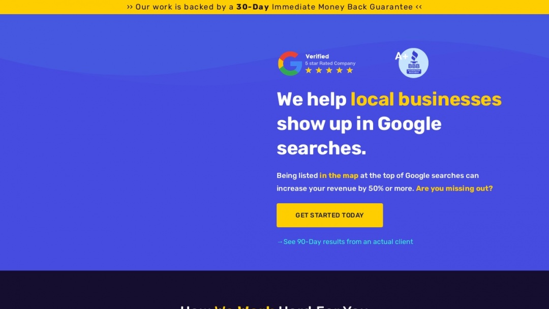 Screenshot of ZeroZen Design's Website